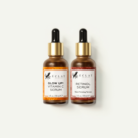 Eclat Skincare Face Serum Set – Vitamin C & Retinol Serum