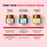 Retinol Night Cream – 2.5% Retinol & Hyaluronic Acid Face Moisturizer